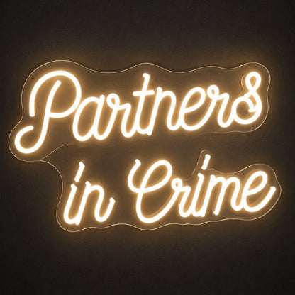 Partners In Crime LED Neon Sign - Shineneon