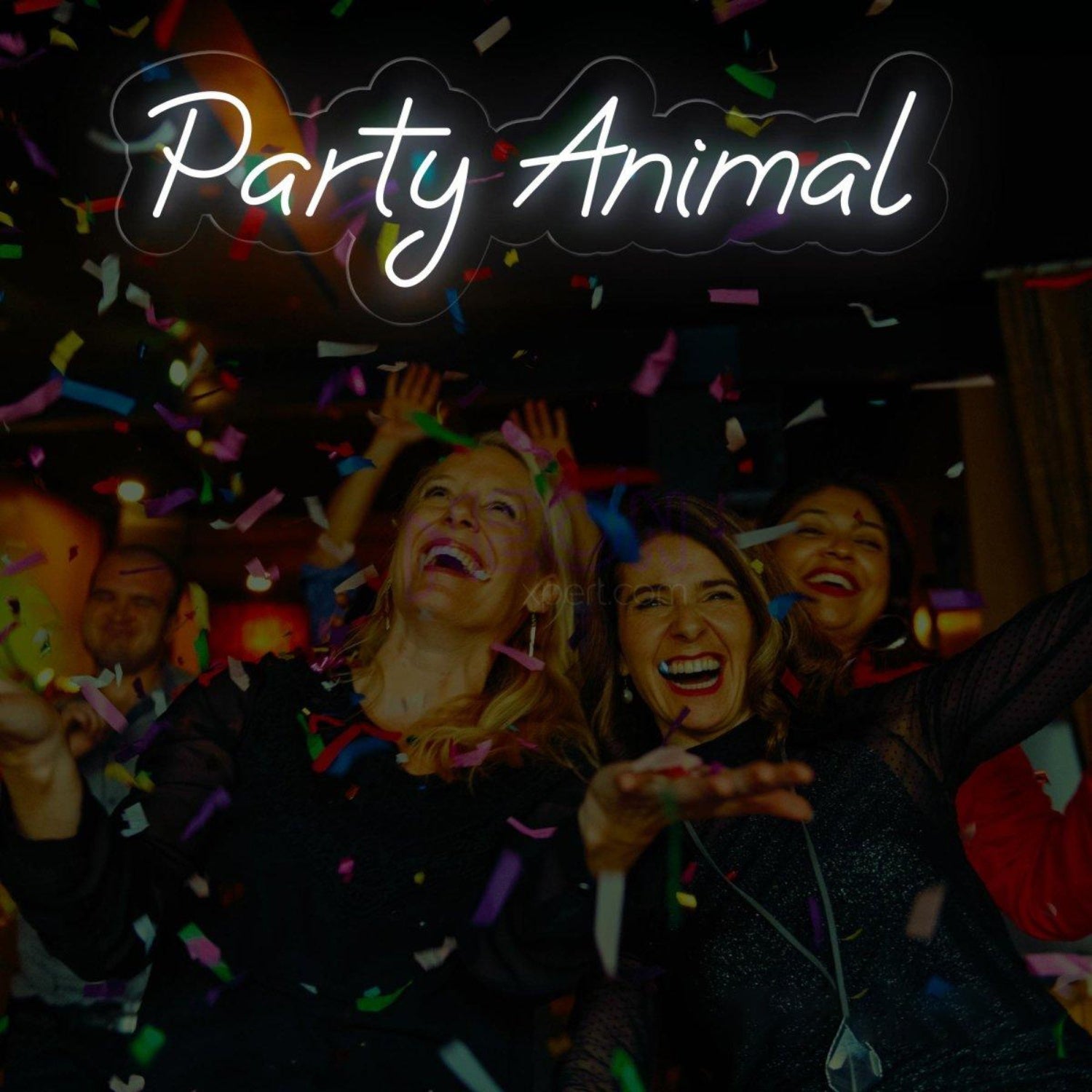 Party Animal Red Led Neon Sign Vibrant Indoor Party Decor | Shineneon