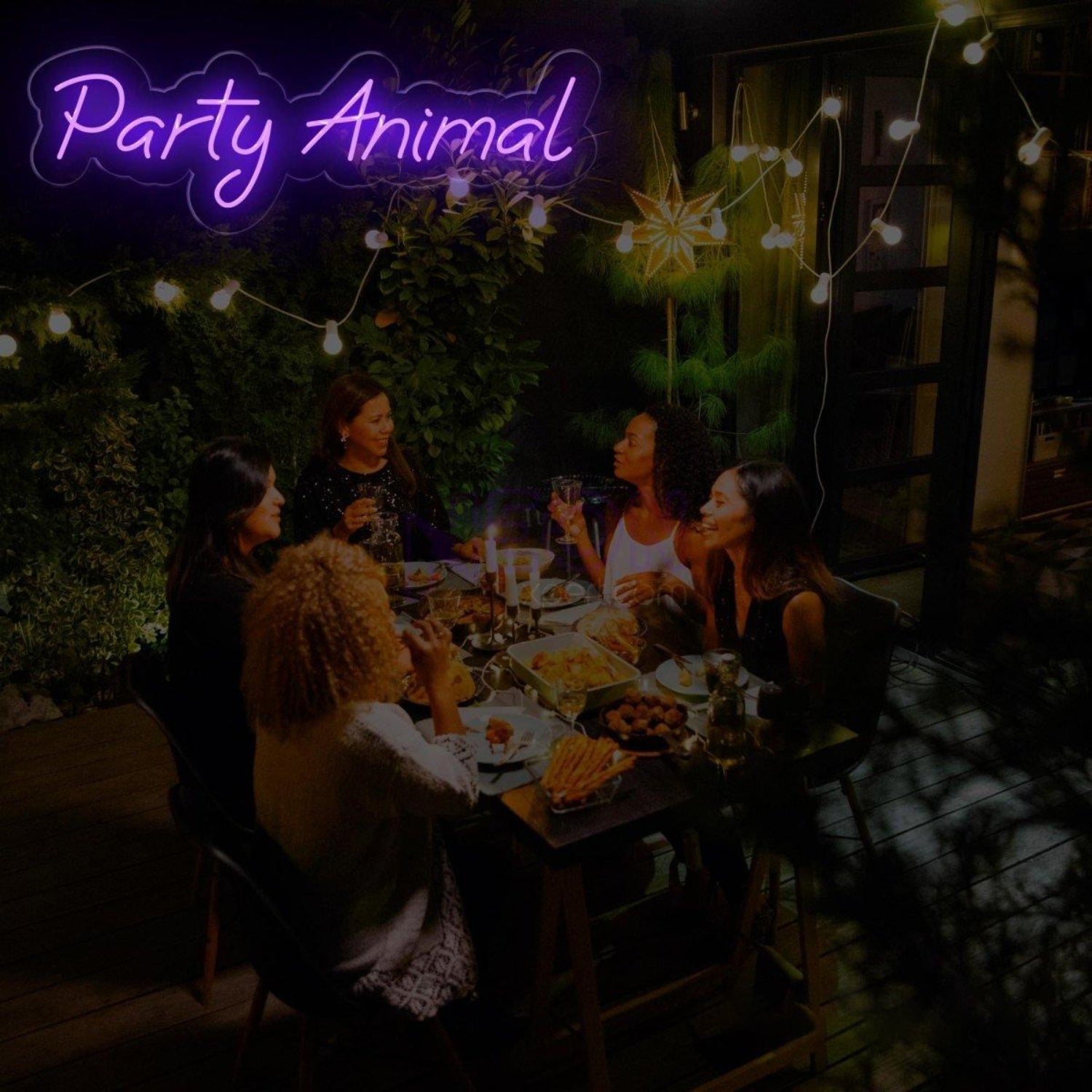 Party Animal Red Led Neon Sign Vibrant Indoor Party Decor | Shineneon