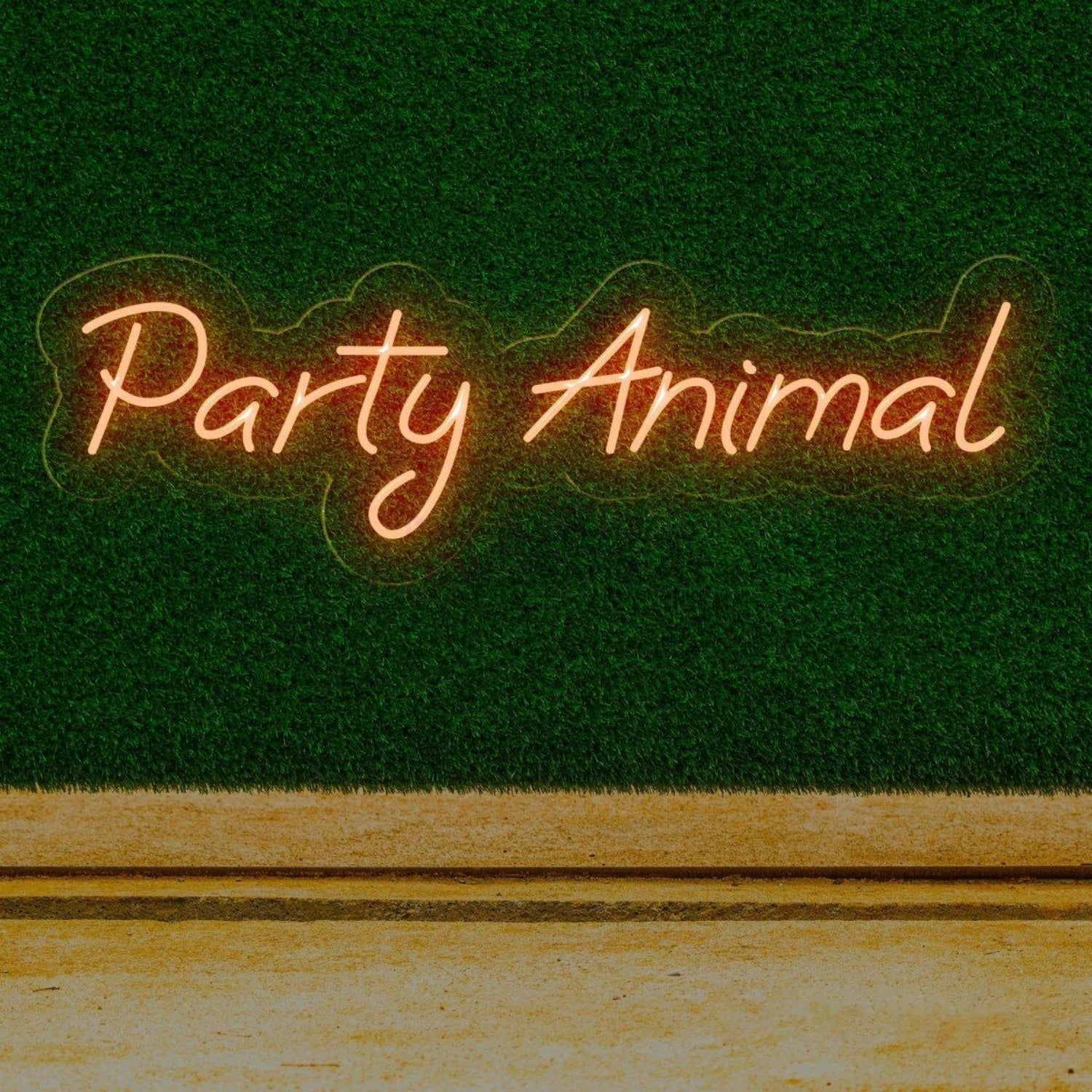 Party Animal Red Led Neon Sign Vibrant Indoor Party Decor | Shineneon
