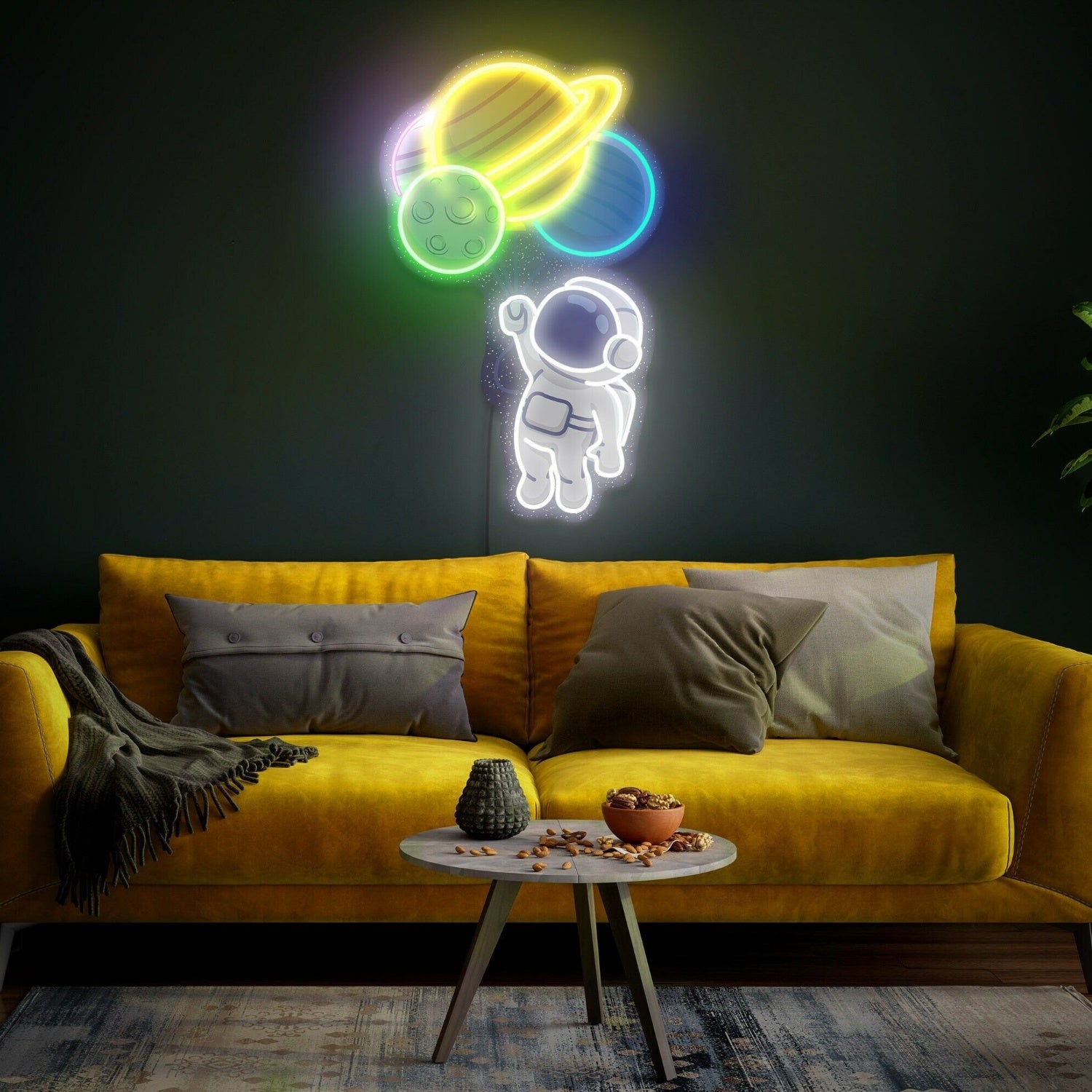 Party Astronomical Charm Of Astronaut Led Neon Sign | Shineneon