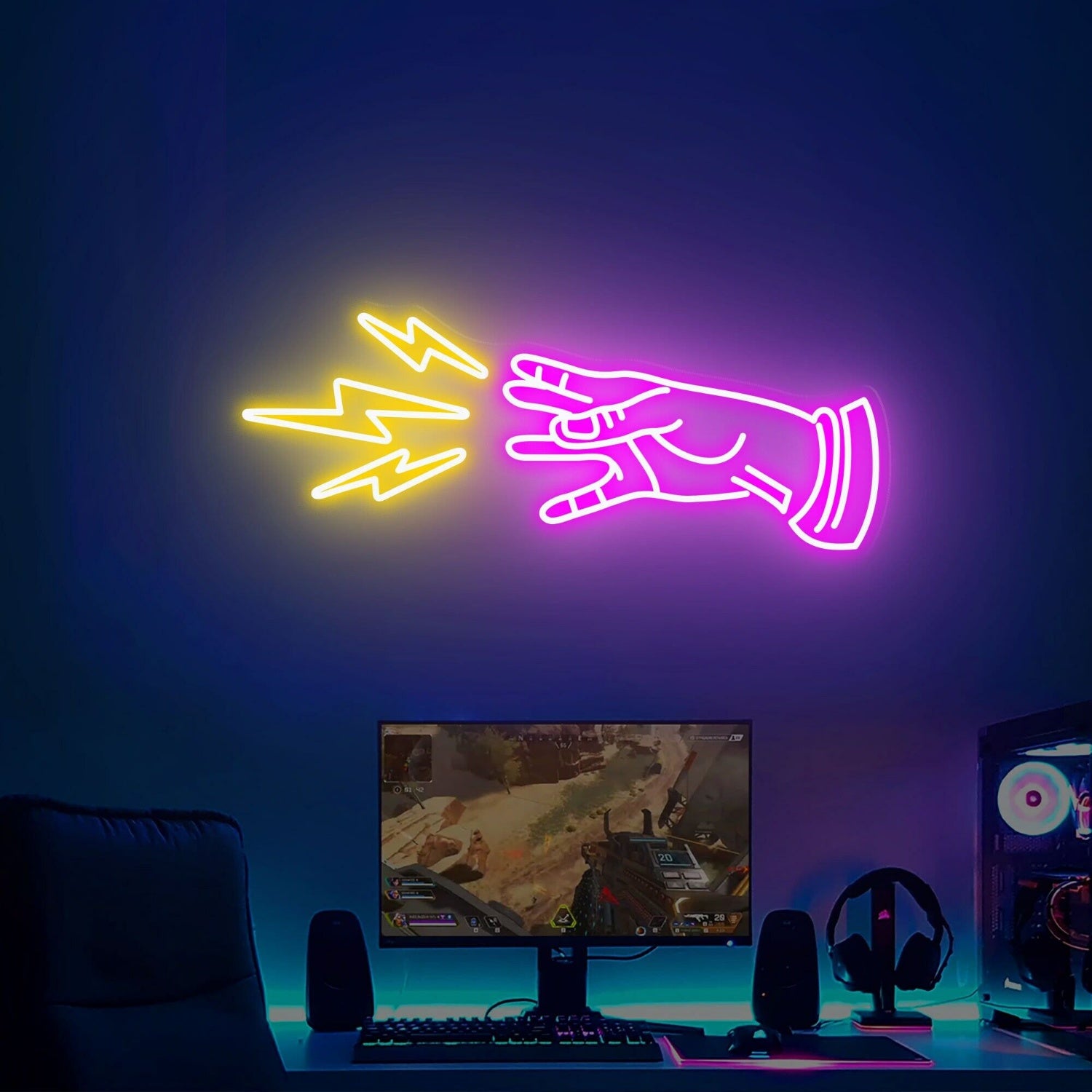 Party Bioshock Plasmids Led Neon Sign Game Rooms Bars | Shineneon