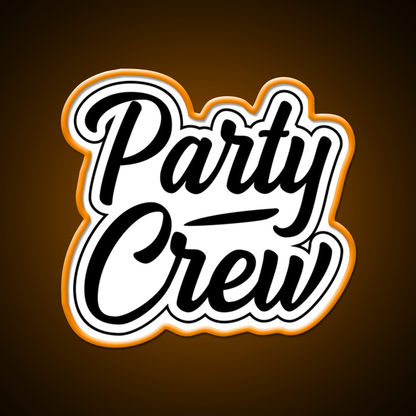 Party Crew White Cocktail Bar Decor Led Neon Sign Rgb Color - LED neon sign view 6