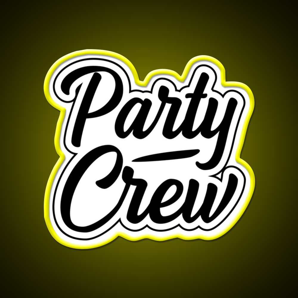 Party Crew White Cocktail Bar Decor Led Neon Sign Rgb Color - LED neon sign view 7