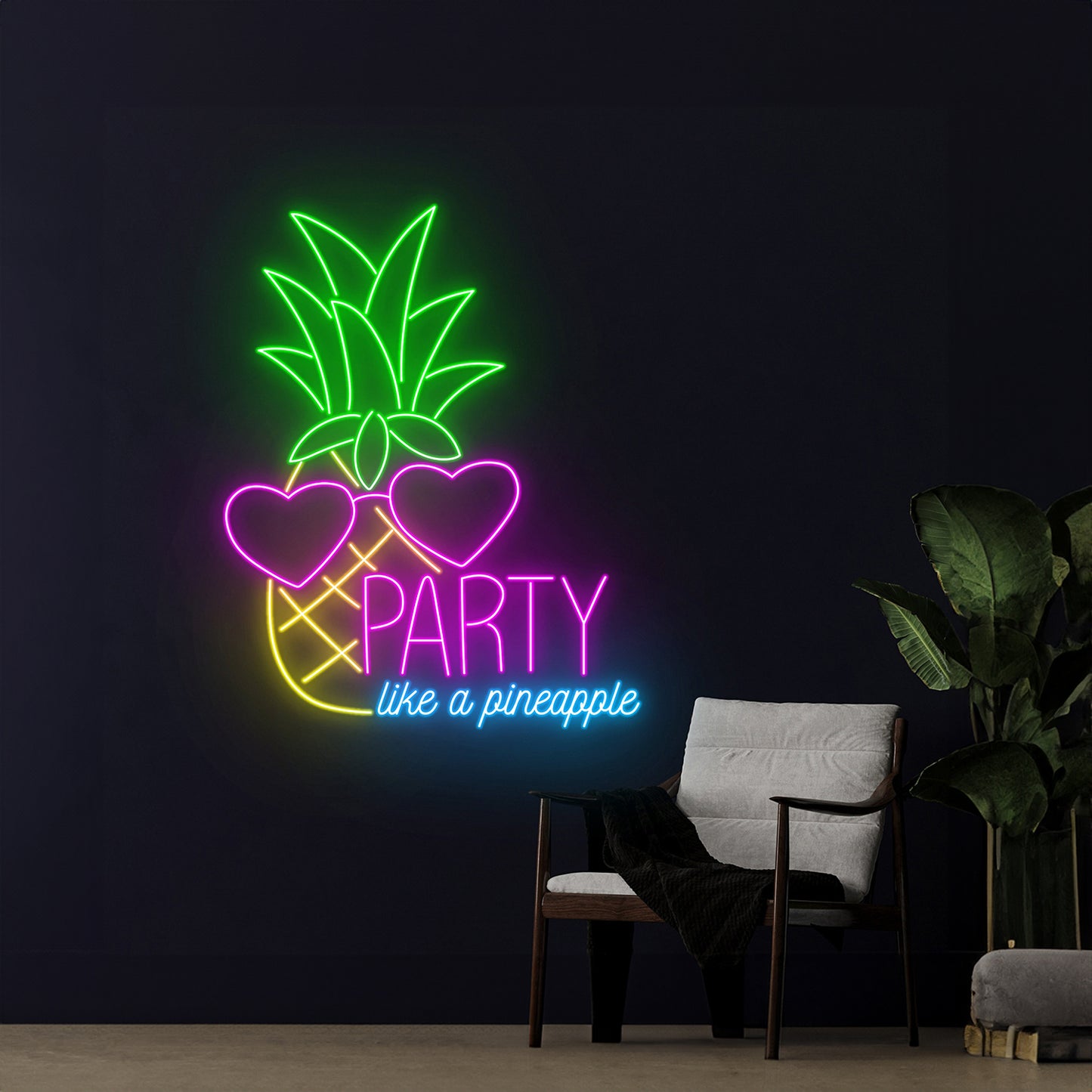 Party Like A Pineapple Neon Sign