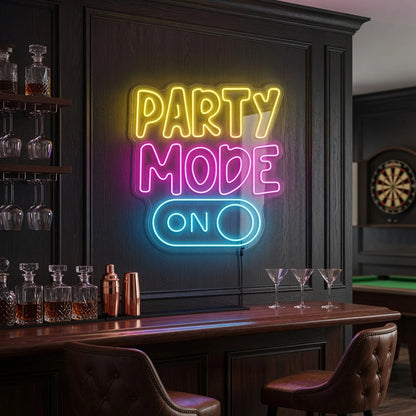 Party Mode Wall Decor LED Neon Sign - 02 High-Converting Product Image