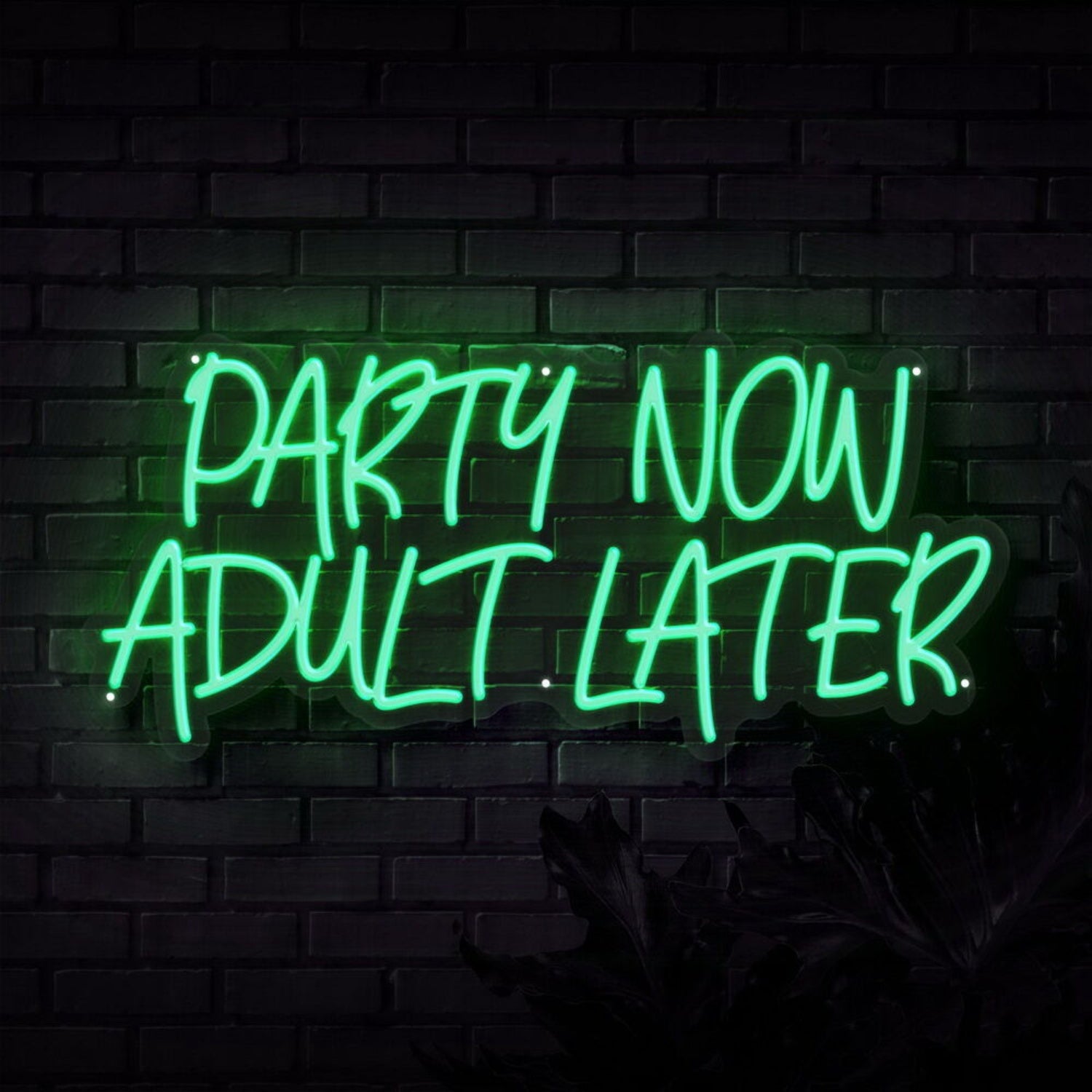 Party Now Adult Later Neon Sign | Shineneon