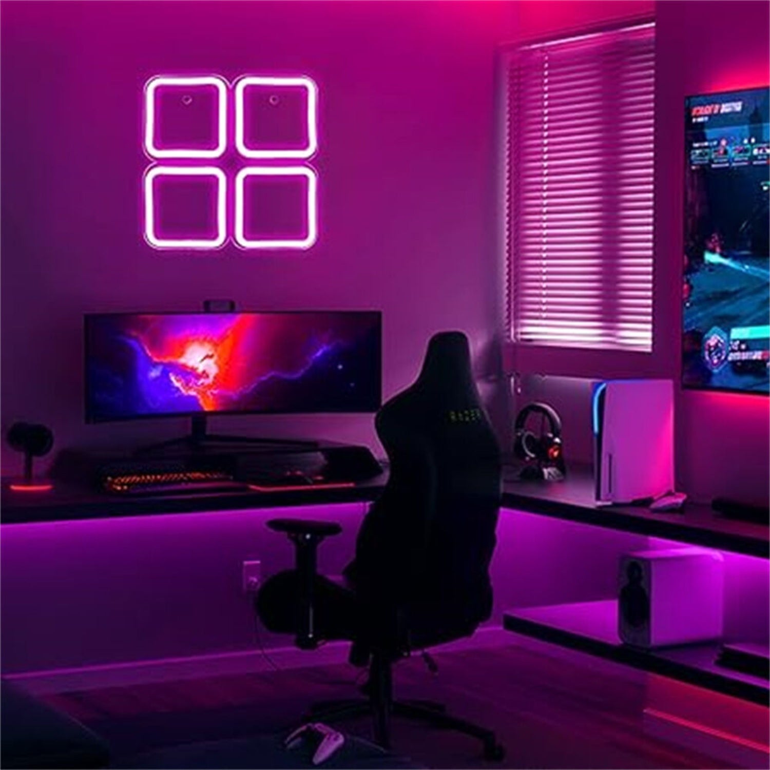Party Pink Tetris Led Neon Sign | Shineneon