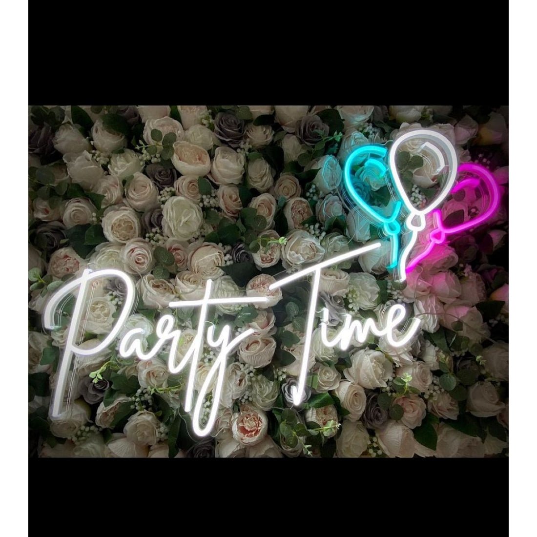 Party Time Balloons Neon Signs Neon Lights Led Neon Signs - Shineneon