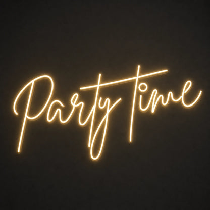 Party Time LED Neon Sign Garage Man Cave Neon Sign main product image