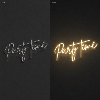 Party Time LED Neon Sign Man Cave Neon Sign - Shineneon