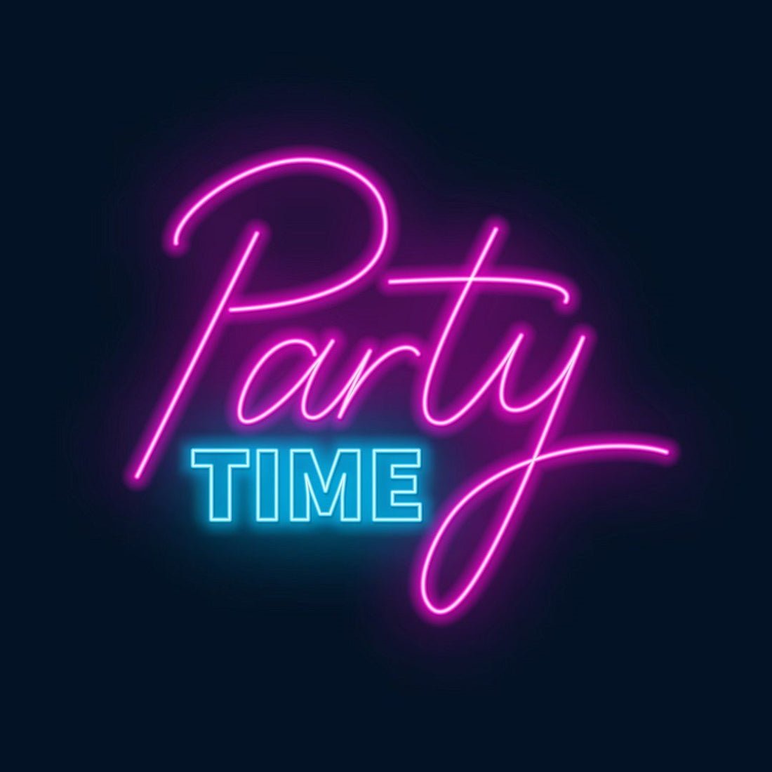 Party Time Lettering Led Sign Business Neon Sign - Shineneon
