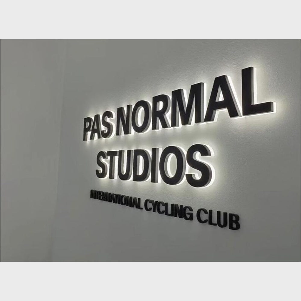 Pas Normal Studios International Cycling Club 3D Backlit Channel Letters Led Light Sign - Shineneon