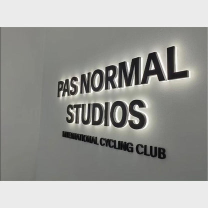 Pas Normal Studios International Cycling Club 3D Backlit Channel Letters Led Light Sign - Shineneon