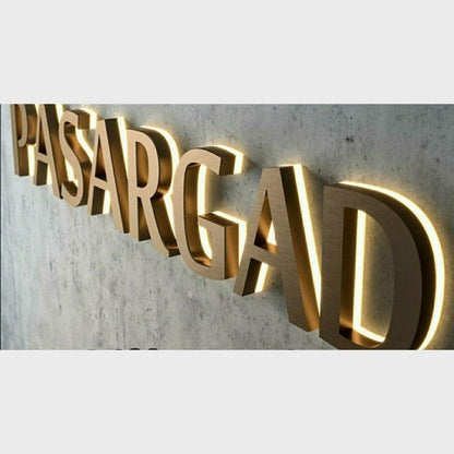 Pasargad 3D Backlit Channel Letters Led Light Sign - Shineneon