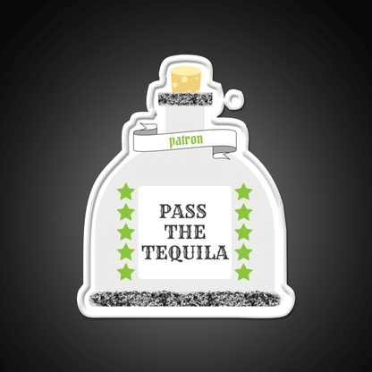 Pass The Tequila Patron Party Drink Tequila Led Neon Sign Rgb Color - Shineneon