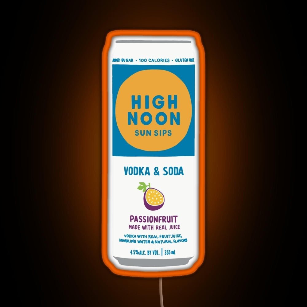 Passionfruit High Noon Rgb Led Neon Sign Pop Wall Art - Shineneon