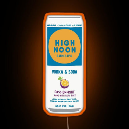 Passionfruit High Noon Rgb Led Neon Sign Pop Wall Art - Shineneon