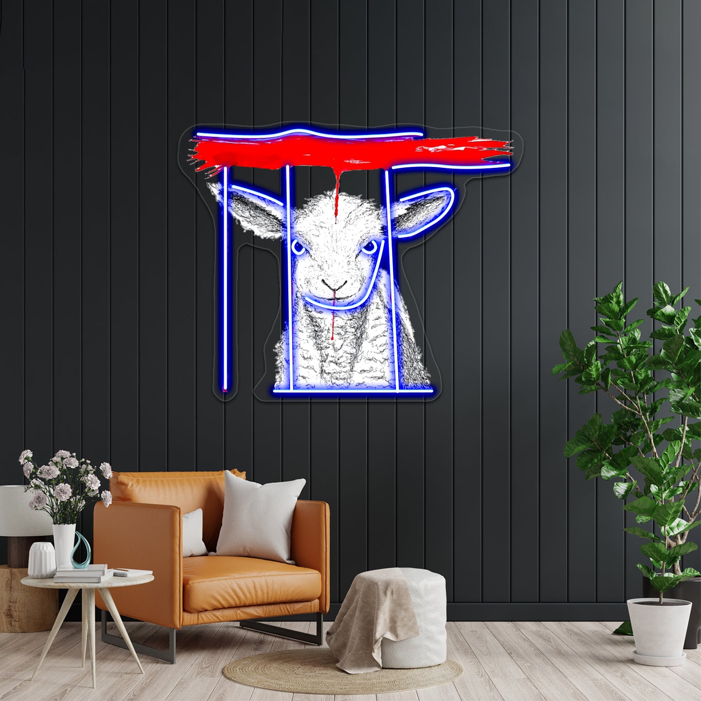 Passover Lamb Wall Artwork Neon Signs