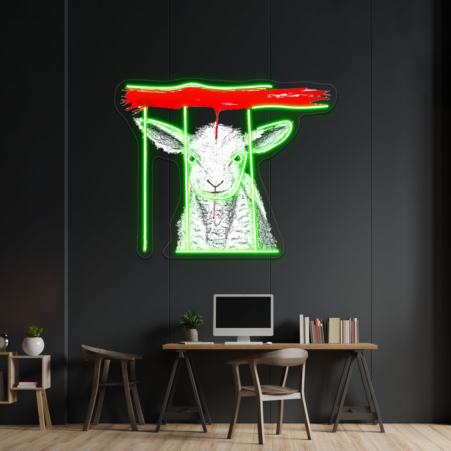 Passover Lamb Wall Artwork Neon Signs