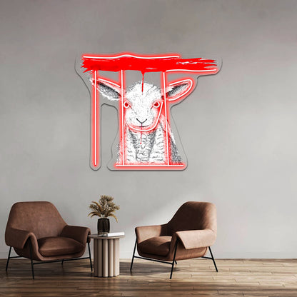 Passover Lamb Wall Artwork Neon Signs