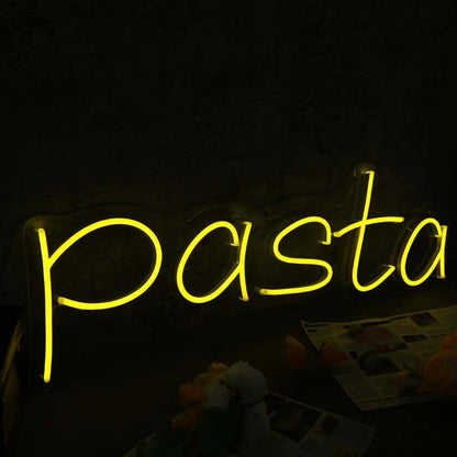 Pasta Yellow Led Neon Sign | Shineneon