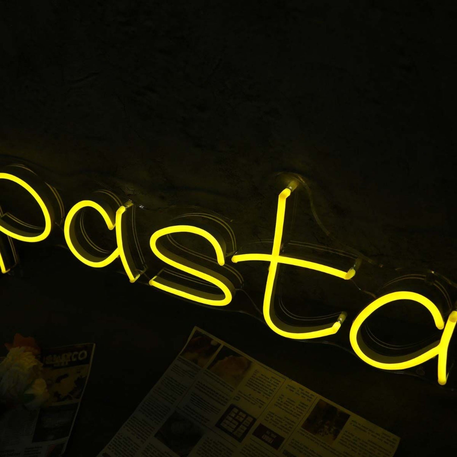 Pasta Yellow Led Neon Sign | Shineneon
