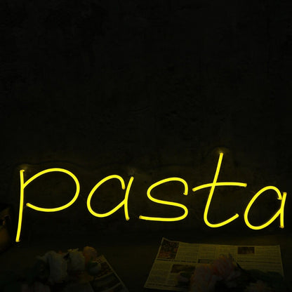Pasta Yellow Led Neon Sign | Shineneon