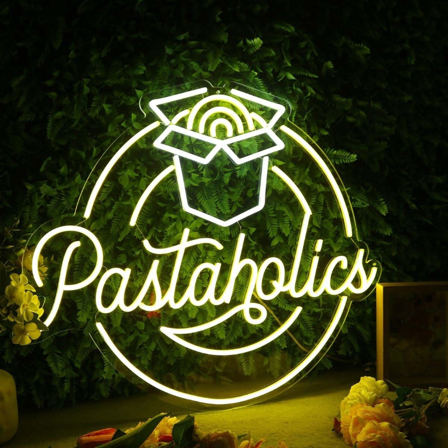 Pastaholics Yellow Led Neon Sign - Shineneon