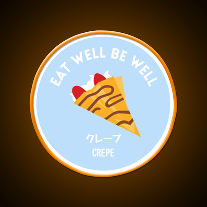 Pastel Crepe Pancake Japanese Snack Food Led Neon Sign Rgb Color - Shineneon