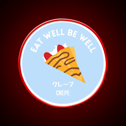Pastel Crepe Pancake Japanese Snack Food Led Neon Sign Rgb Color - Shineneon