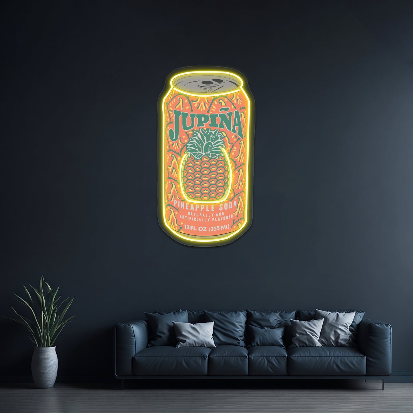 Pastel Jupia Artwork Neon Wall Sign