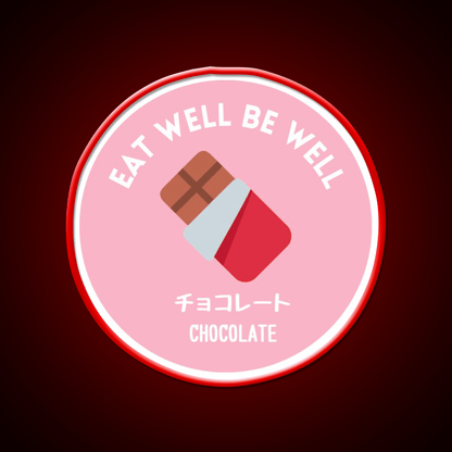 Pastel Pink Chocolate Bar Japanese Food Snack Food Led Neon Sign Rgb Color - Shineneon