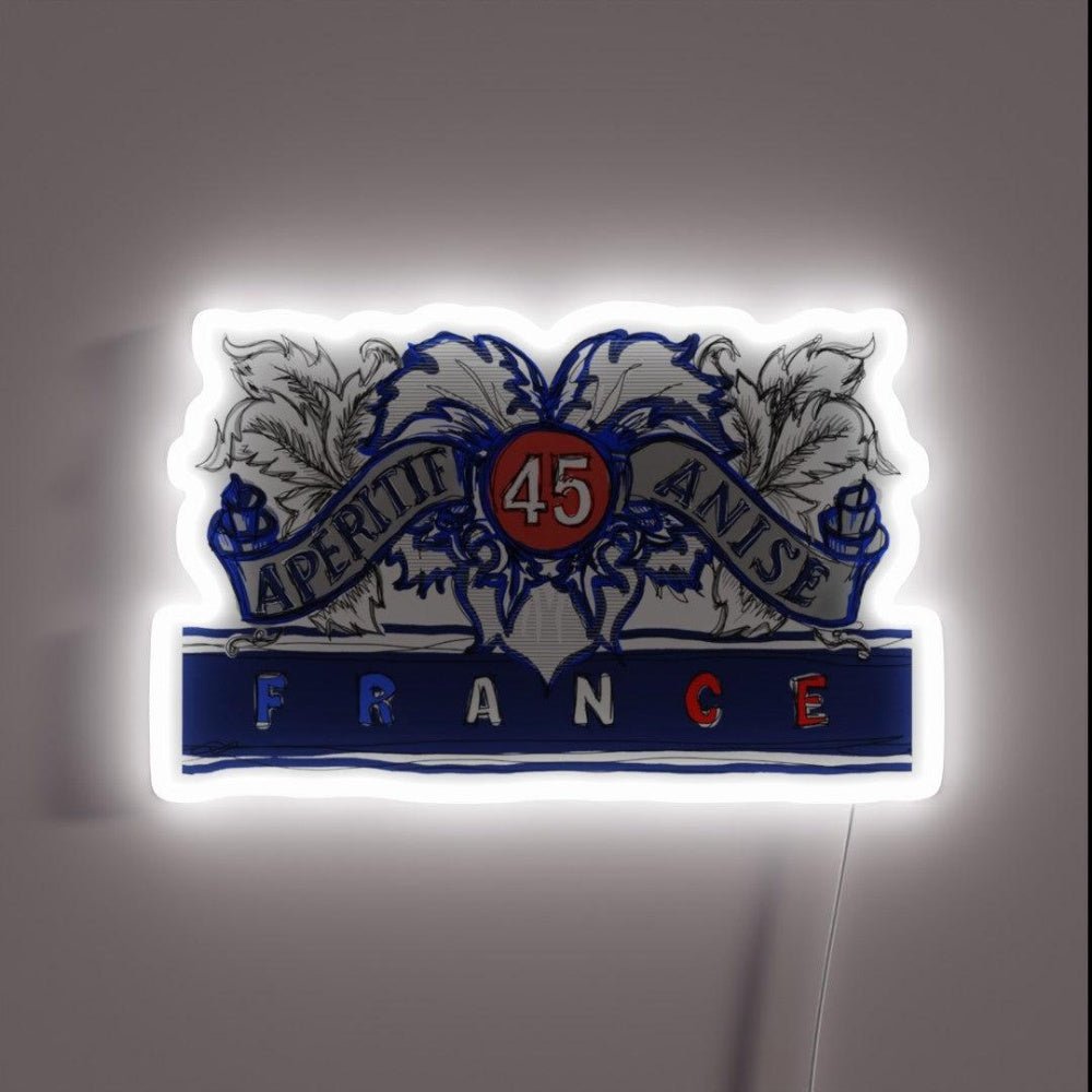 Pastis De Marseille Pop 45 France Rgb Led Neon Sign - Shineneon