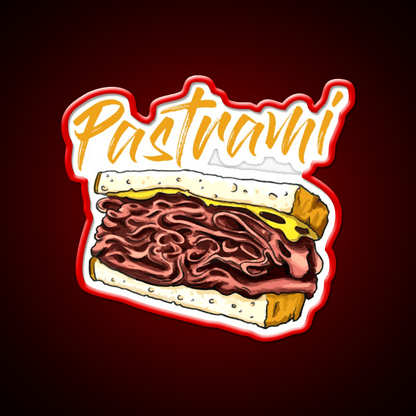 Pastrami Sandwich Day Fast Food Led Neon Sign For Burger Place Rgb Color - Shineneon