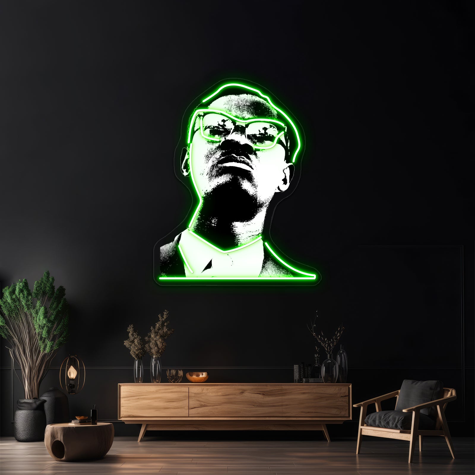 Patrice Lumumba Artwork Neon Wall Sign | Shineneon