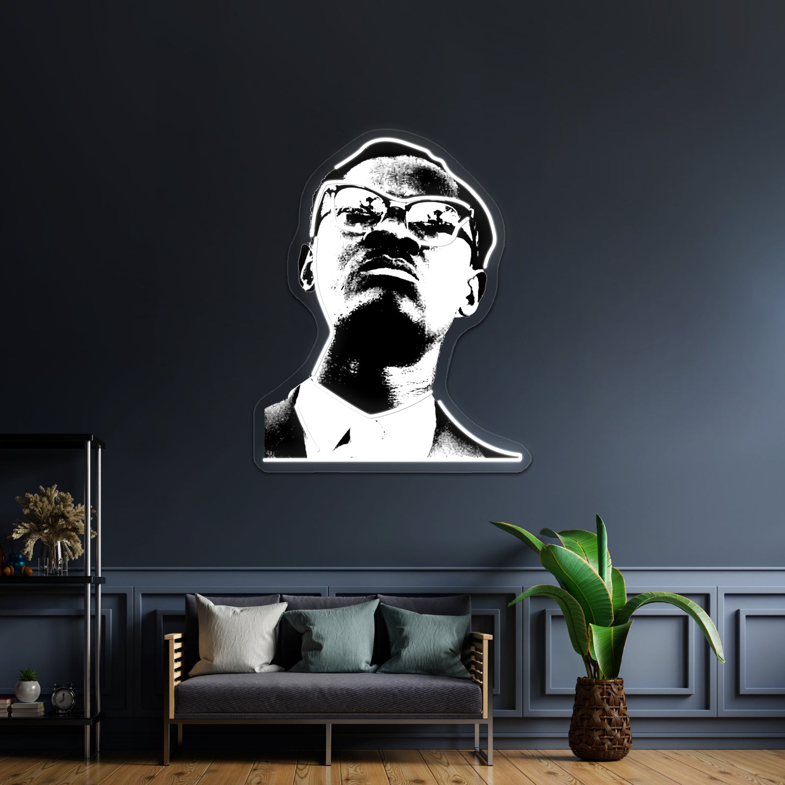 Patrice Lumumba Artwork Neon Wall Sign | Shineneon
