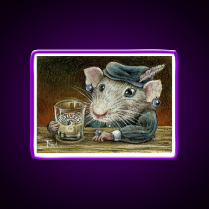 Patricia The Rat Man Cave Bar Led Neon Sign Rgb Color