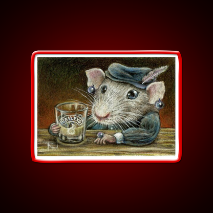 Patricia The Rat Man Cave Bar Led Neon Sign Rgb Color