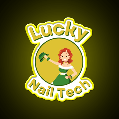 Patricks Day Nail Tech Beer Lover Nail Salon Led Neon Sign Rgb Color - Shineneon