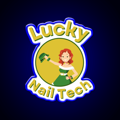 Patricks Day Nail Tech Beer Lover Nail Salon Led Neon Sign Rgb Color - Shineneon