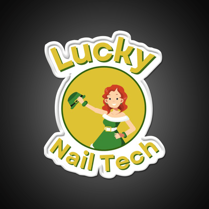 Patricks Day Nail Tech Beer Lover Nail Salon Led Neon Sign Rgb Color - Shineneon