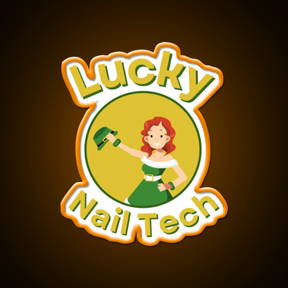 Patricks Day Nail Tech Beer Lover Nail Salon Led Neon Sign Rgb Color - Shineneon