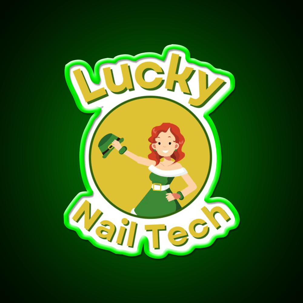 Patricks Day Nail Tech Beer Lover Nail Salon Led Neon Sign Rgb Color - Shineneon