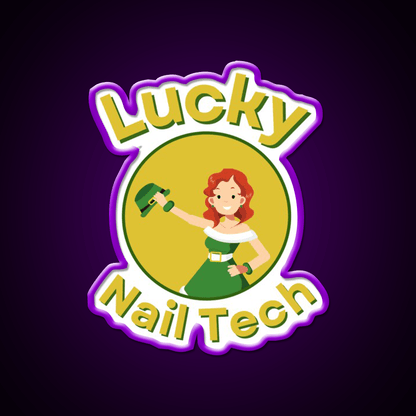 Patricks Day Nail Tech Beer Lover Nail Salon Led Neon Sign Rgb Color - Shineneon