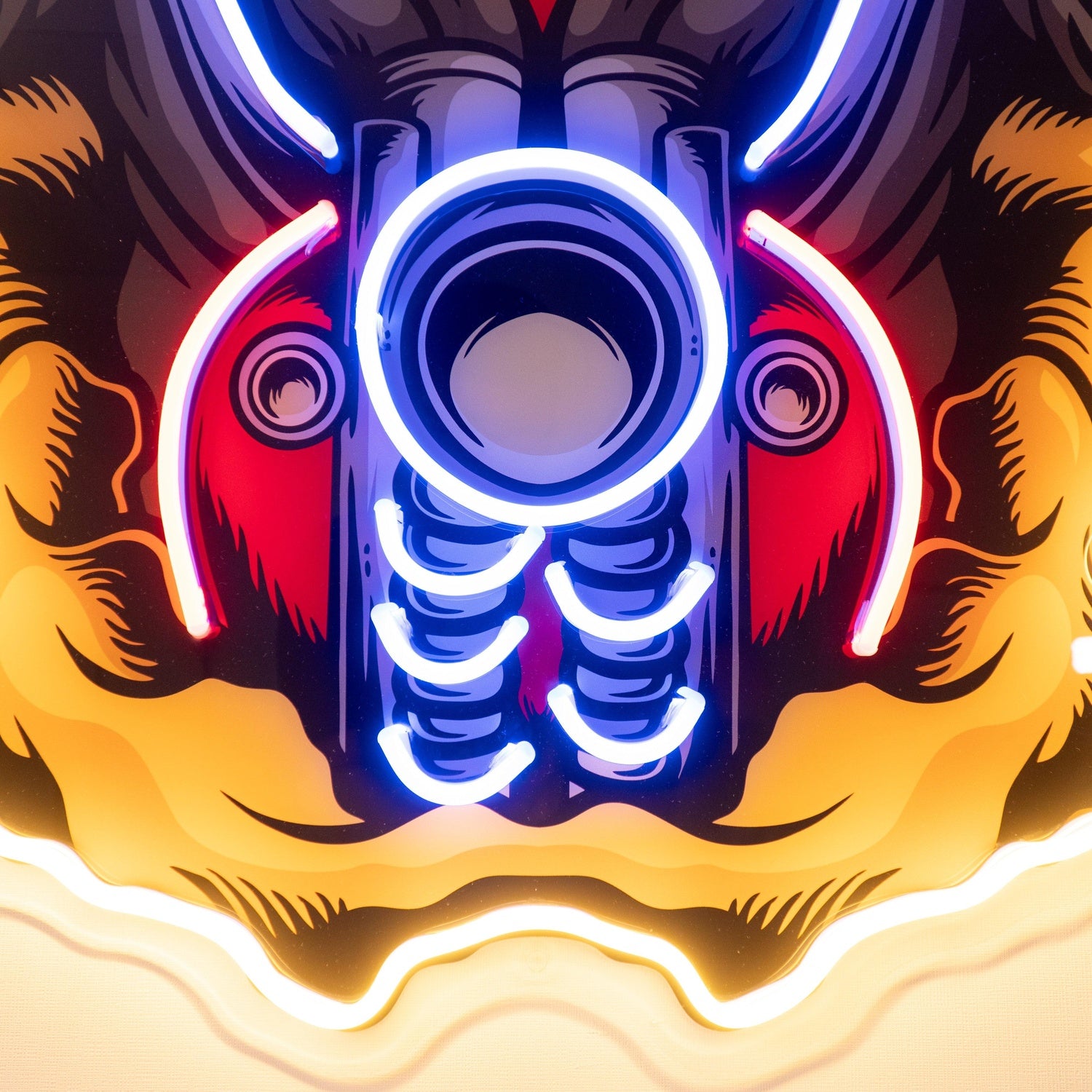 Patriotic Eagle Flag Uv Printed Led Neon Sign For Bar Restaurant Club Decor | Shineneon