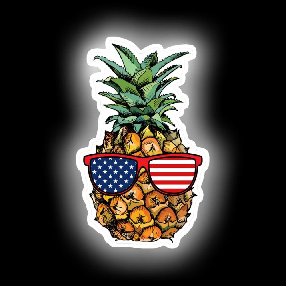 Patriotic Pineapple 4th Of July Neon Sign - Shineneon