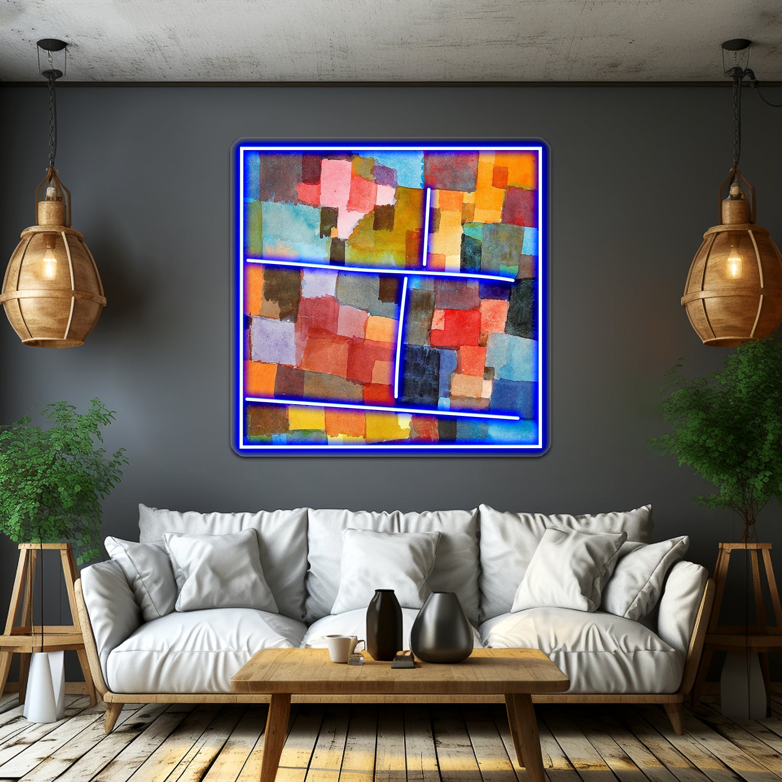 Paul Klee Abstract Art Wall Artwork Neon Signs | Shineneon
