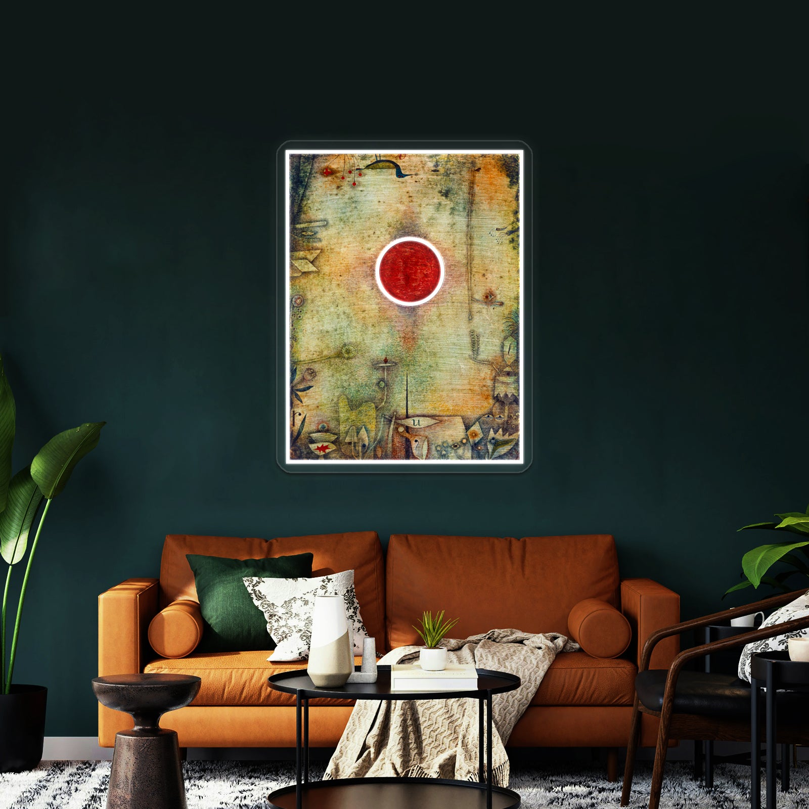 Paul Klee Hd Ad Marginem 1930 Wall Artwork Neon Signs | Shineneon