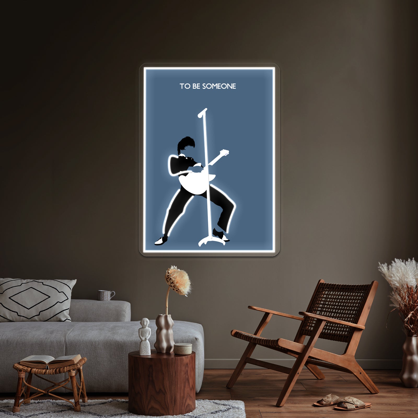 Paul Weller Of The Jam Minimalist Pop Artwork Neon Wall Sign | Shineneon